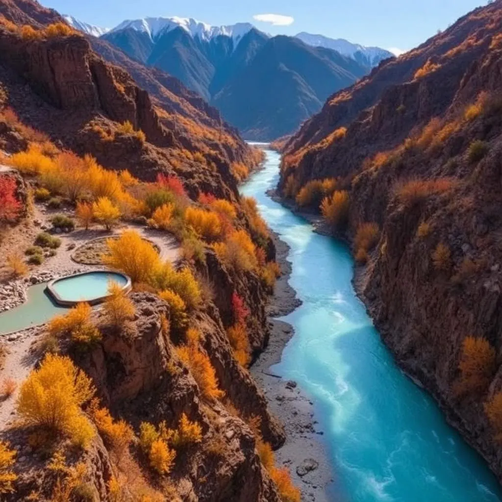 Cajón del Maipo + Termas de Colina